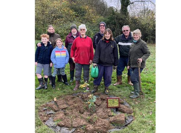 Planting a tree to honour Her Late Majesty Queen Elizabeth II
