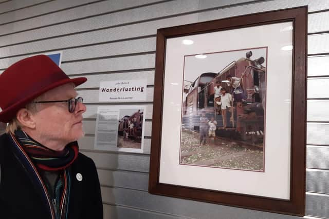 John Byford brought his Wanderlusting exhibition to the Hildreds Centre in Skegness.