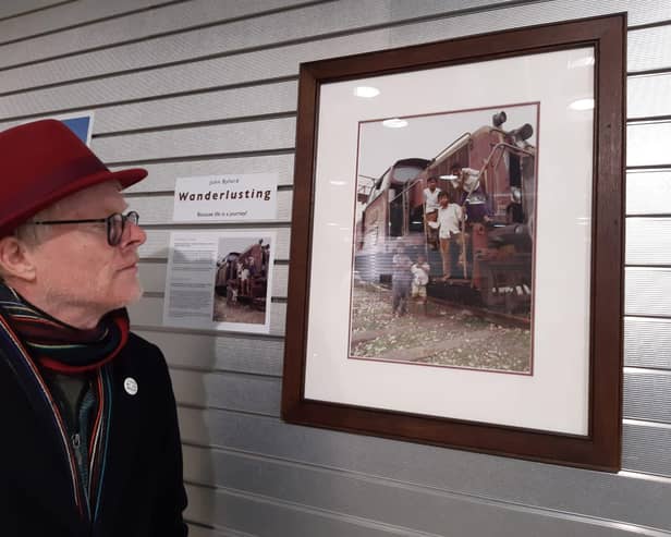 John Byford brought his Wanderlusting exhibition to the Hildreds Centre in Skegness.