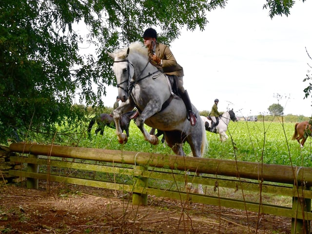 A good day's riding in the country.
