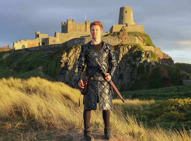 Robert Lundgren aka Ragan the Viking at Bamburgh Castle