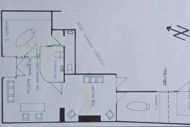 The proposed floor plan | Image: NKDC