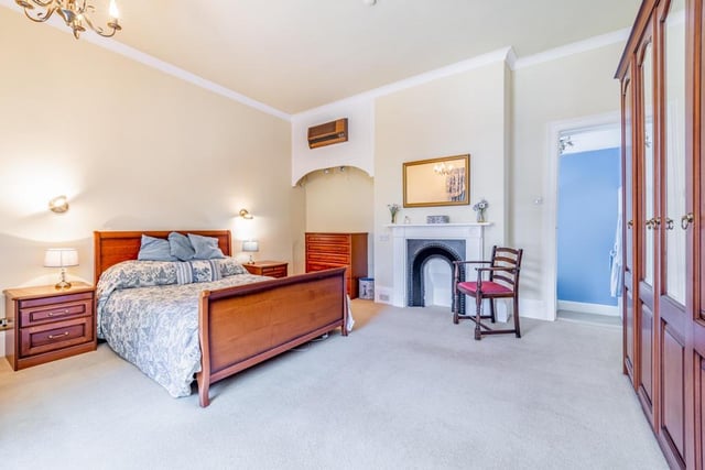 One of the four double bedrooms.