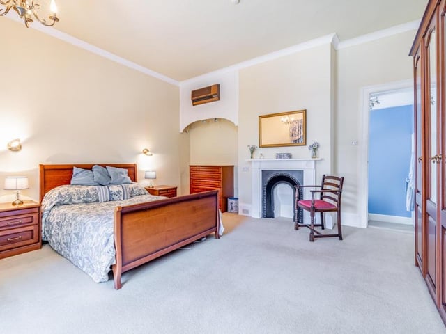 One of the four double bedrooms.