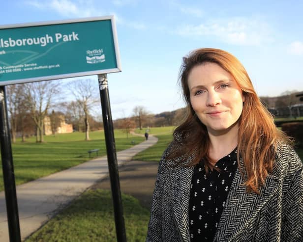 Tramlines director Sarah Nulty at Hillsborough Park. Picture: Chris Etchells.
