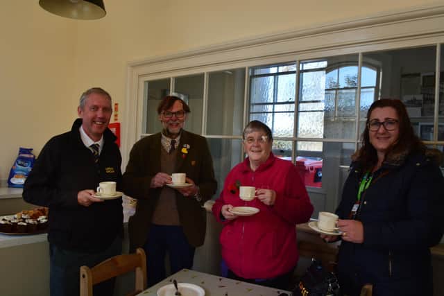 Representatives from the town council, Lincolnshire Co-op and Lindum were among the invited guests.