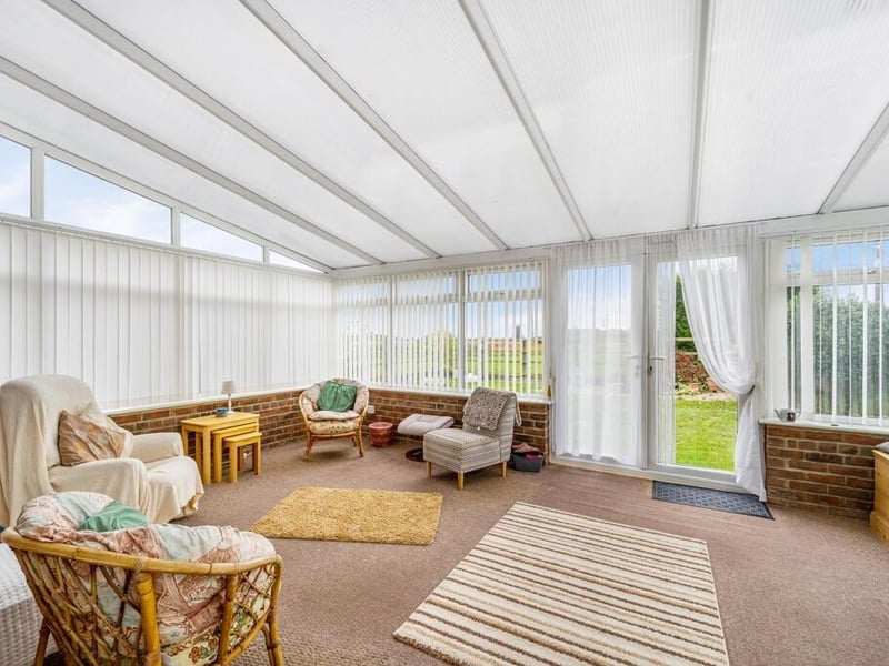 The annexe's conservatory.