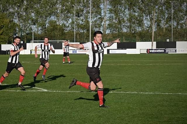 Scott Phillips was on target again for Brigg on Saturday.
