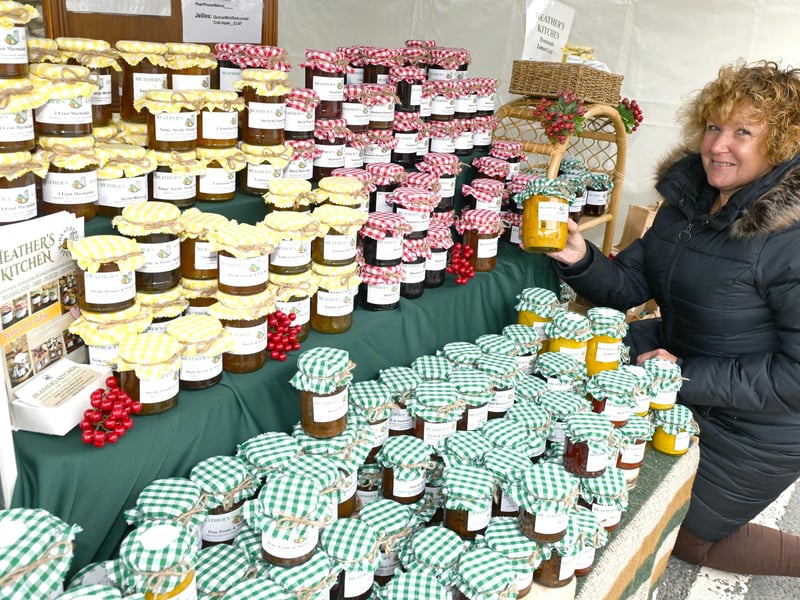 Heather Tate of Potterhanworth Booths, with her preserves