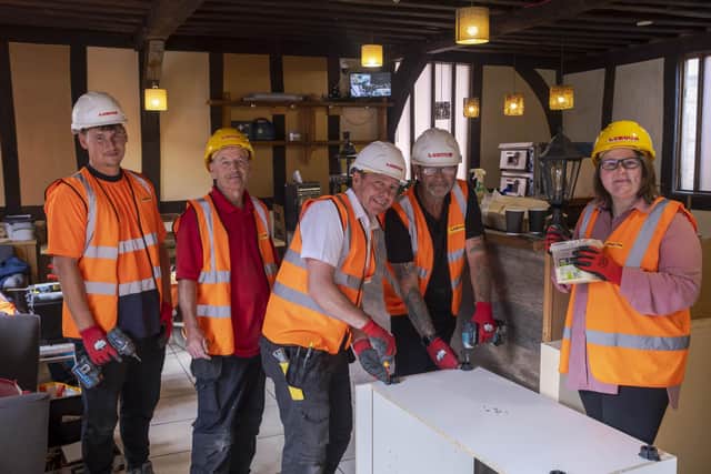 Lindum Group helping transform the interior of Pescod Hall for its new role as a youth hub.
