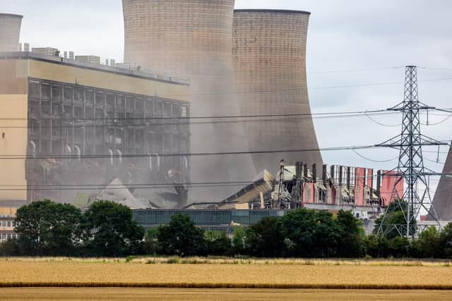Cottam Power Station's cooling towers were demolished on August 14, 2025, representing a record-breaking event with the simultaneous demolition of eight towers. The station itself was closed in 2019 after 51 years of operation.