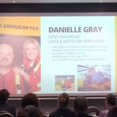 Paramedic Danielle Gray was invited to the East Midlands Major Trauma Network’s annual conference