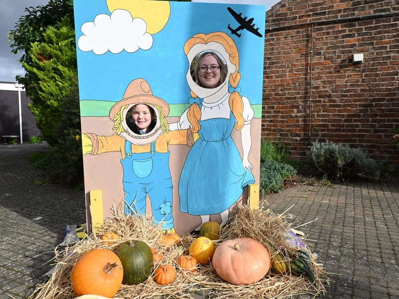 Suzanne Kingerley and Nathaniel Kingerley 8 of Sleaford at the photo spot.