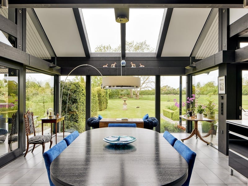 The view from the dining area.