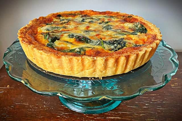 Foxy Cakes & Bakes' Lincolnshire re-imagining of The Kings Coronation Quiche.