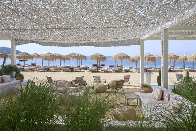 The Princess Hotel sits right on a stunning beach (photo: Anastasia Adamaki)