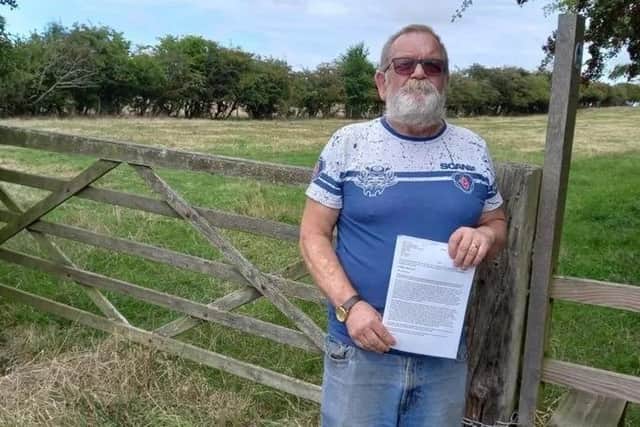 Tom Morrissey and other villagers campaigned against the proposals