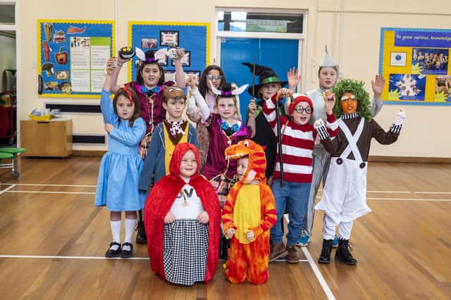 Tattershall primary school dressed up for World Book Day - and decorated eggs and potatoes!