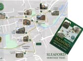 Sleaford Heritage Trail map.