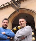 From left - Taner Tikiz and Ozkan (Ozzy) Nacar, business partners in the new Anatolia Mezze and Grill.