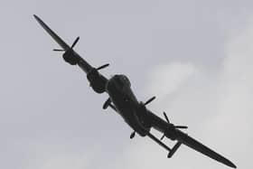 An amazing flypast by the BBMF Lancaster for Sleaford's Air Cadets coronation picnic. Photo: Stephen Hullott