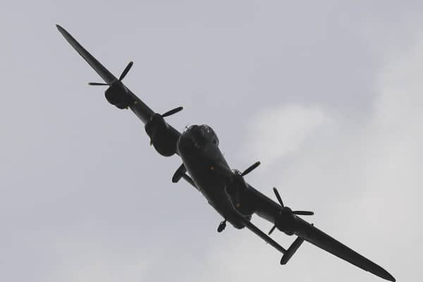 An amazing flypast by the BBMF Lancaster for Sleaford's Air Cadets coronation picnic. Photo: Stephen Hullott