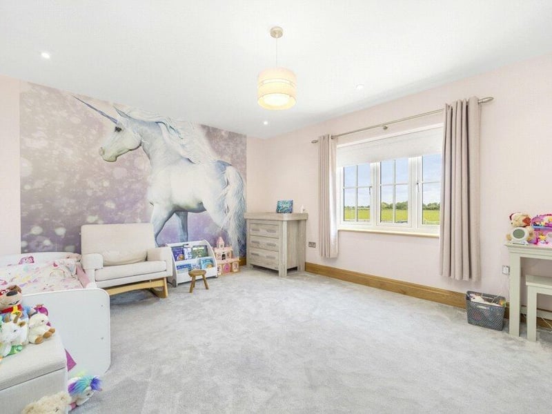 One of the other bedrooms.