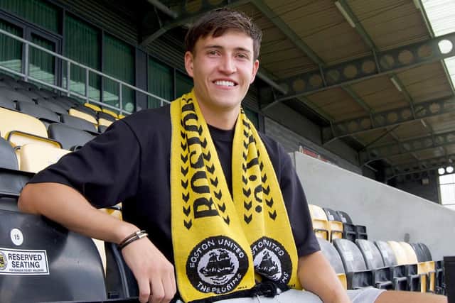 Latest Boston signing Ben Hammond.