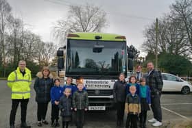Bin mobile was the winning name for Faldingworth Primary School. Image: WLDC