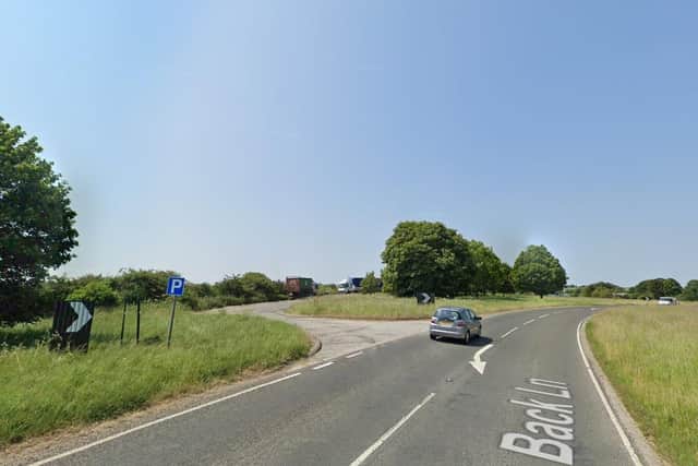 The incident is said to have taken place in a layby between Greylees and Wilsford on the A153. Photo: Google Streetview
