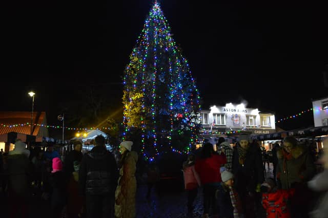 The town’s tree has been organised by the Children’s Christmas Tree Committee for more than 70 years