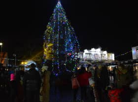 The town’s tree has been organised by the Children’s Christmas Tree Committee for more than 70 years