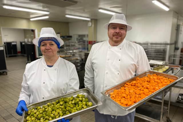 Hospital kitchens are getting ready for Christmas