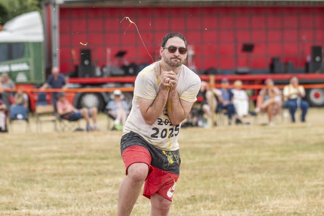 An egg-catching fail by Ashley English from Kirton. Photo: Holly Parkinson