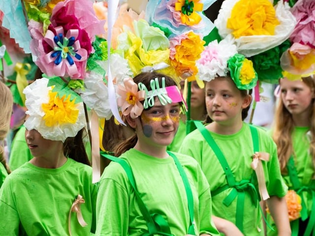 Members of the RiverLight parade.Photo: Louise hadden