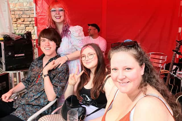 Revellers at Thank Folk for the Ivy Festival. Photo: John Gill