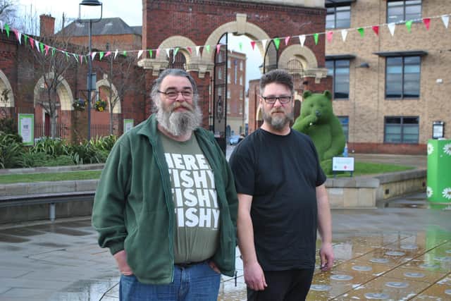 Mick Leyland and Rick Roberts, founders of the Bearded Fishermen