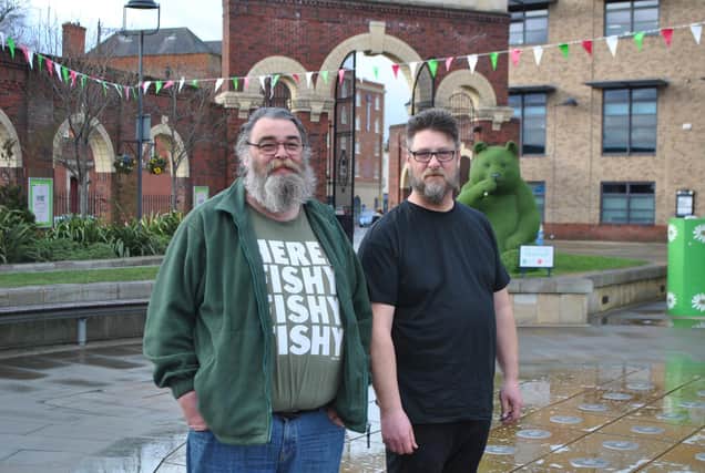 Mick Leyland and Rick Roberts, founders of the Bearded Fishermen