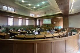 Inside the council chamber. Picture: James Turner/Local Democracy Service