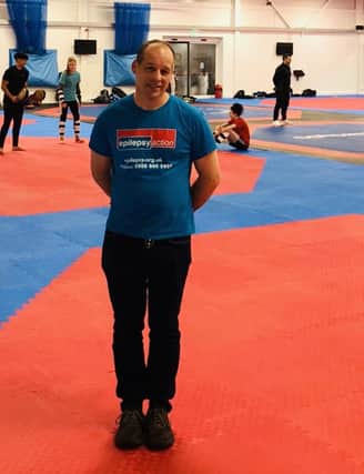 Andrew is a 4th Dan Blackbelt coach in Taekwondo, despite having epilepsy.