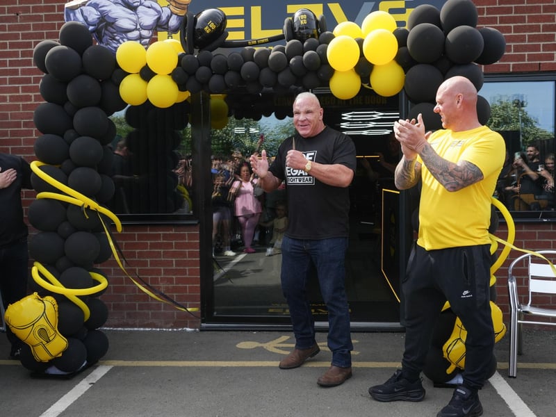 'Big' Joe Egan - the former sparring partner of Mike Tyson - cutting the ribbon of Elev8 Fitness, Boston, alongside co-founder Vaughan Dent. Speaking of the facility, Vaughan said: "We’re incredibly proud of it and can’t wait for people to come and experience it."