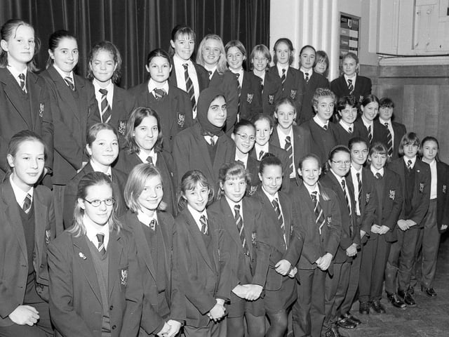More prize-winners at Boston High School in December 1999.