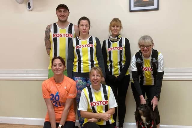 The Run/Walkers set off at 9am