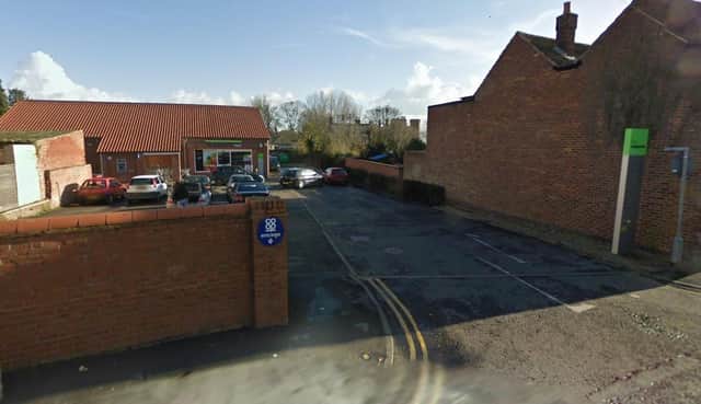 The Co-op car park in High Street, Wainfleet, said to be the scene of the collision where two pedestrians were seriously injured. Photo: Google Streetview