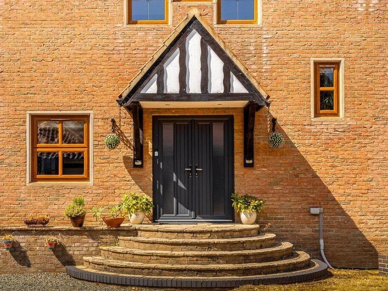 The front door.