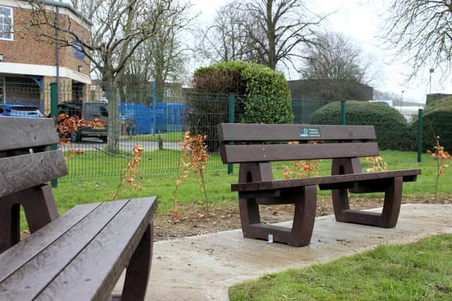 The benches have been installed by Hemswell Cliff Parish Council with support from local businesses
