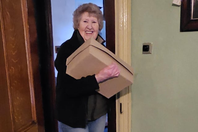 A variety of jobs keep the volunteers busy.