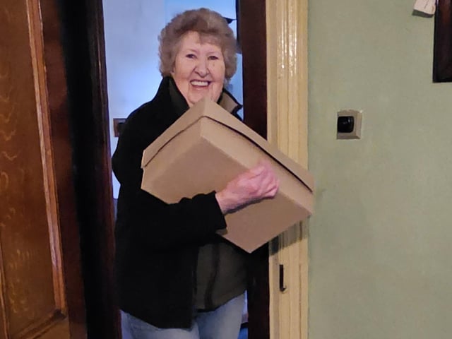 A variety of jobs keep the volunteers busy.