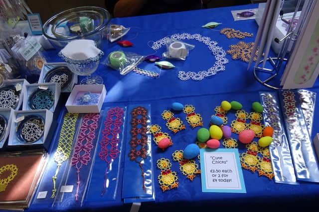 A scene from the craft fair held at Spilsby Methodist Church.