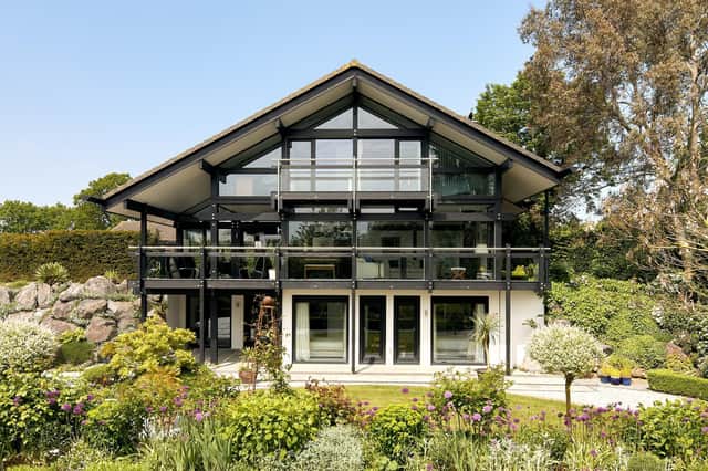 The property in Aisby, Grantham, from the garden. Picture: The Modern House